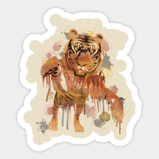 Tiger Splash! Sticker